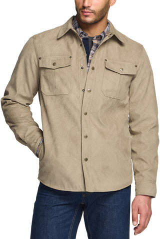 Rugged Suede Flannel Lined Jacket [HOK700]