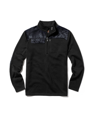 Half Zip Fleece Sweater with Flap Pocket [HKZ411]