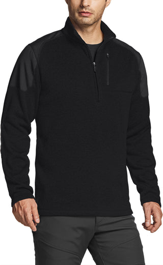 Half Zip Fleece Sweater [HKZ403]