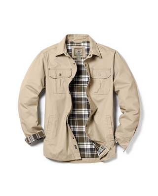 Twill Cotton Shirt Jacket [HOK750]